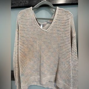 NWT netted sweater
